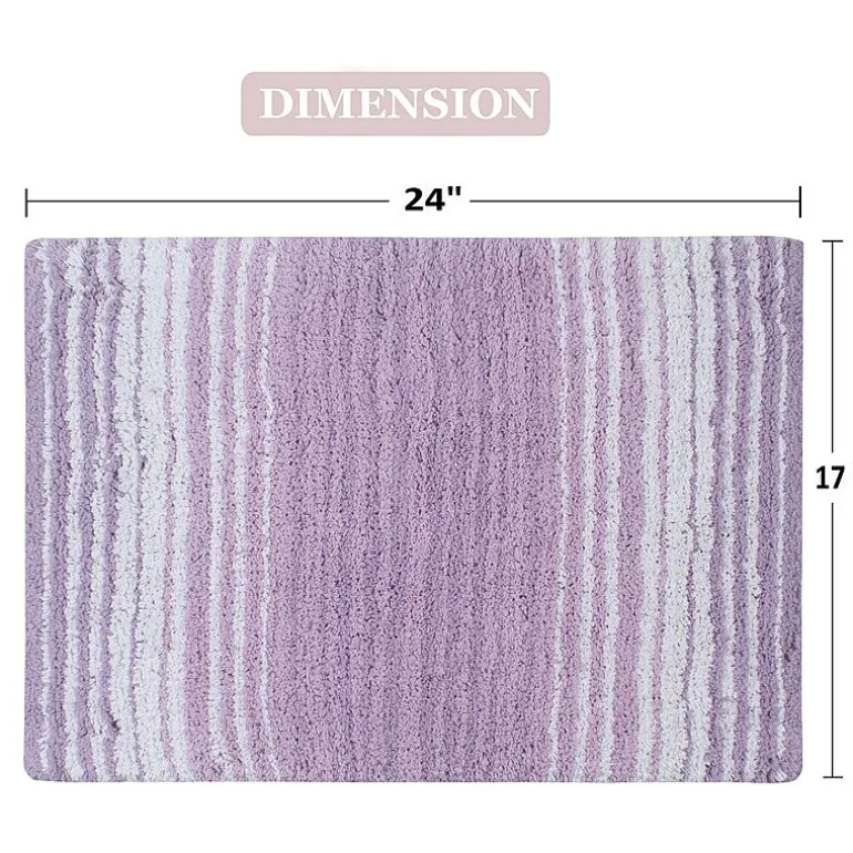 Home Weavers Inc Gradation Quick Dry 17X24 Inch Bath Rug
