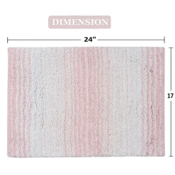 Home Weavers Inc Gradation Quick Dry 17X24 Inch Bath Rug