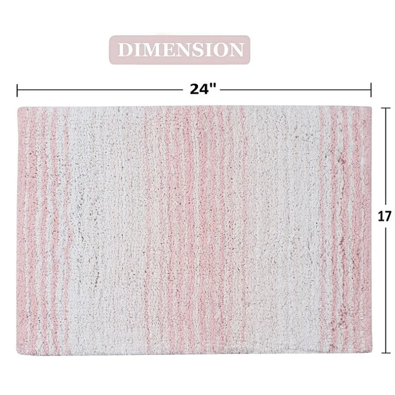 Home Weavers Inc Gradation Quick Dry 17X24 Inch Bath Rug