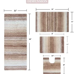 Home Weavers Inc Gradiation Quick Dry Bath Rug