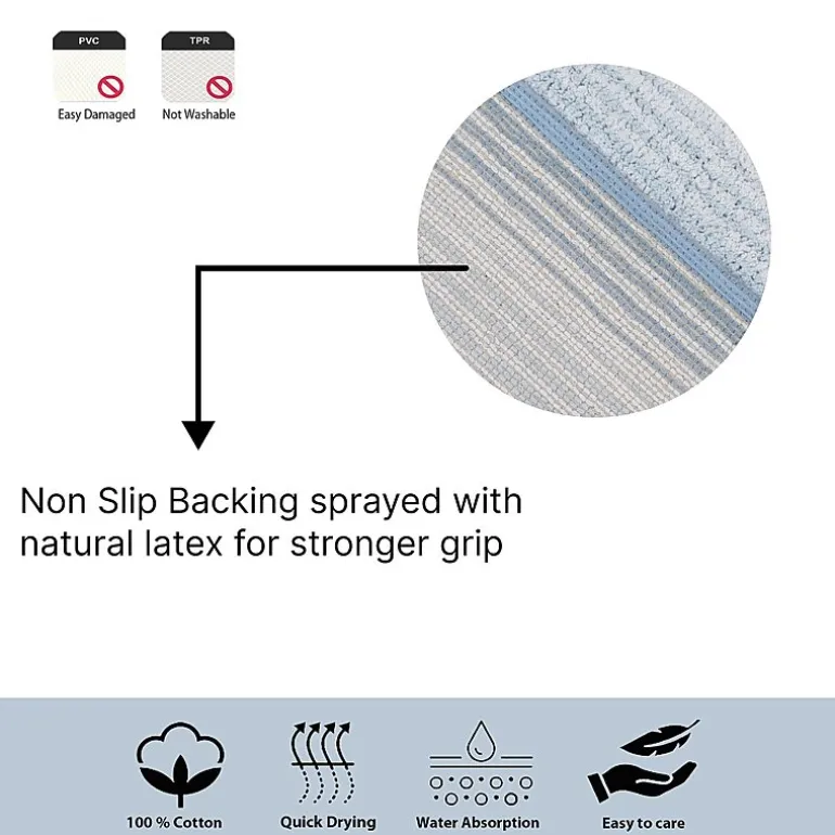 Home Weavers Inc Gradiation Quick Dry Bath Rug
