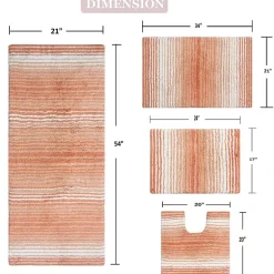 Home Weavers Inc Gradiation Quick Dry Bath Rug