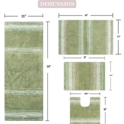 Home Weavers Inc Gradiation Quick Dry Bath Rug