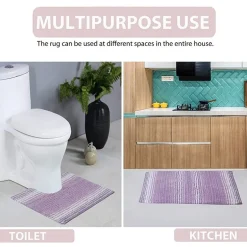 Home Weavers Inc Gradiation Quick Dry Bath Rug