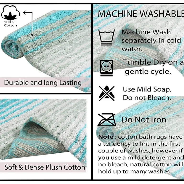 Home Weavers Inc Gradiation Quick Dry Bath Rug