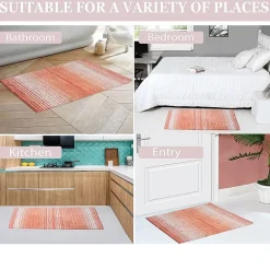 Home Weavers Inc Gradiation Quick Dry Bath Rug