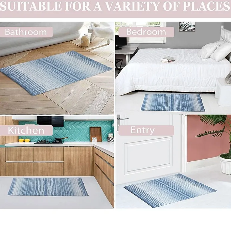Home Weavers Inc Gradiation Quick Dry Bath Rug