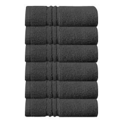 Home Weavers Inc Hazel Collection 100% Cotton Zero Twist 6-pc. Quick Dry Washcloth