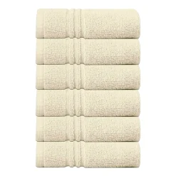 Home Weavers Inc Hazel Collection 100% Cotton Zero Twist 6-pc. Quick Dry Washcloth