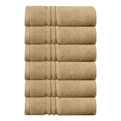 Home Weavers Inc Hazel Collection 100% Cotton Zero Twist 6-pc. Quick Dry Washcloth