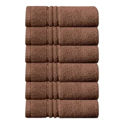 Home Weavers Inc Hazel Collection 100% Cotton Zero Twist 6-pc. Quick Dry Washcloth