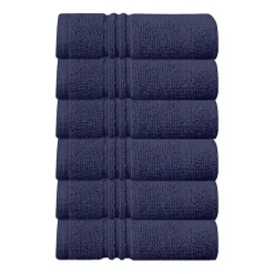 Home Weavers Inc Hazel Collection 100% Cotton Zero Twist 6-pc. Quick Dry Washcloth