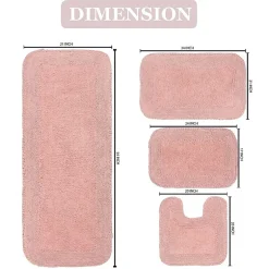 Home Weavers Inc Radiant Quick Dry Bath Rug