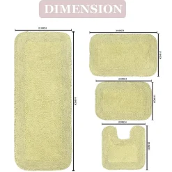 Home Weavers Inc Radiant Quick Dry Bath Rug