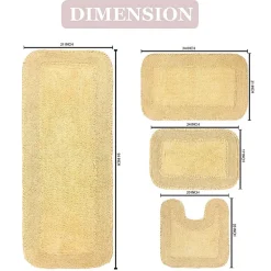 Home Weavers Inc Radiant Quick Dry Bath Rug