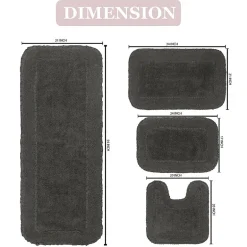 Home Weavers Inc Radiant Quick Dry Bath Rug