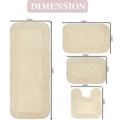 Home Weavers Inc Radiant Quick Dry Bath Rug