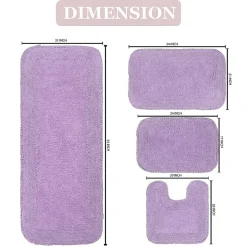 Home Weavers Inc Radiant Quick Dry Bath Rug