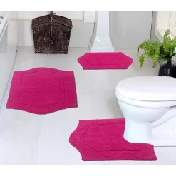 Home Weavers Inc Waterford 3-pc. Quick Dry Bath Rug Set