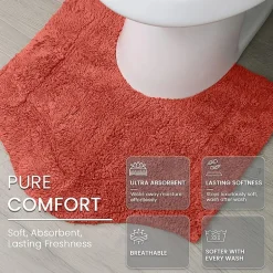 Home Weavers Inc Waterford Quick Dry 20X20 Inch Bath Rug