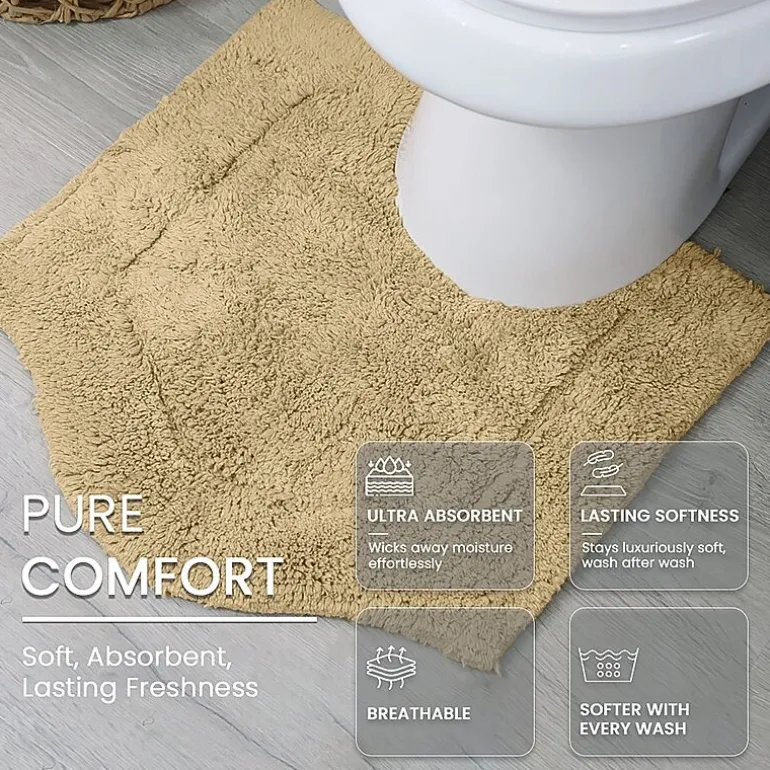 Home Weavers Inc Waterford Quick Dry 20X20 Inch Bath Rug