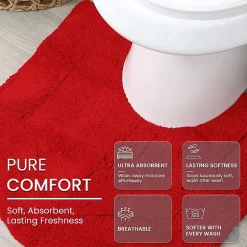 Home Weavers Inc Waterford Quick Dry 20X20 Inch Bath Rug
