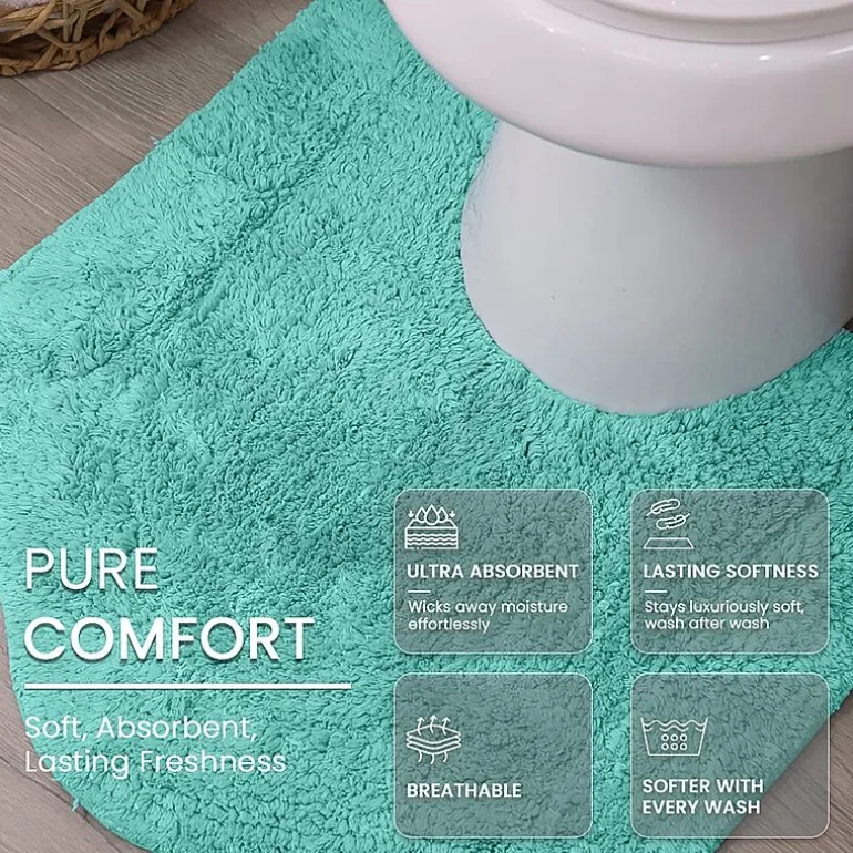 Home Weavers Inc Waterford Quick Dry 20X20 Inch Bath Rug