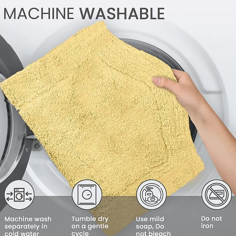Home Weavers Inc Waterford Quick Dry 20X20 Inch Bath Rug