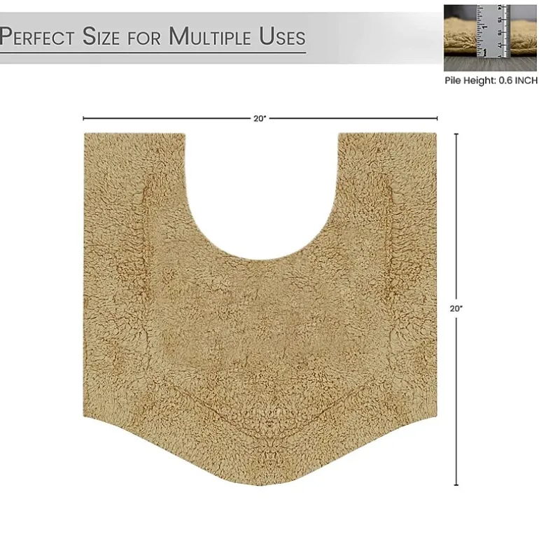 Home Weavers Inc Waterford Quick Dry 20X20 Inch Bath Rug