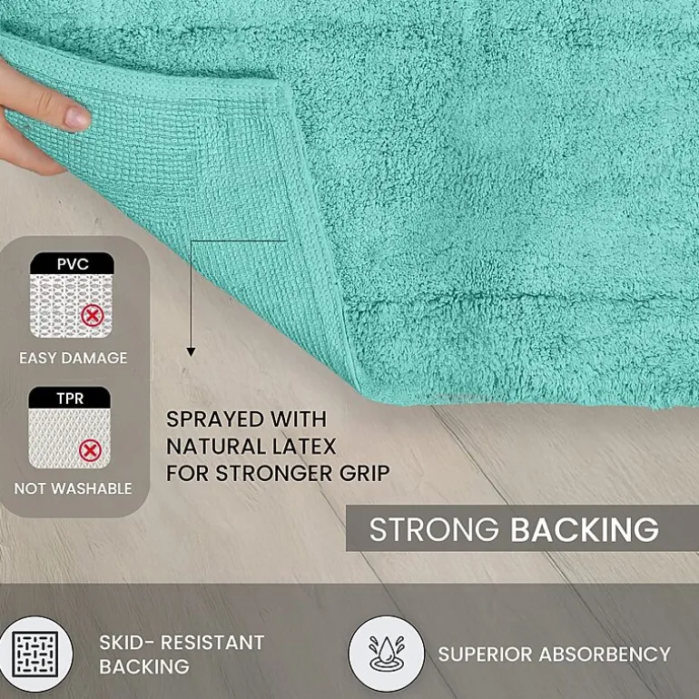 Home Weavers Inc Waterford Quick Dry 20X20 Inch Bath Rug