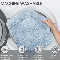 Home Weavers Inc Waterford Quick Dry 20X20 Inch Bath Rug