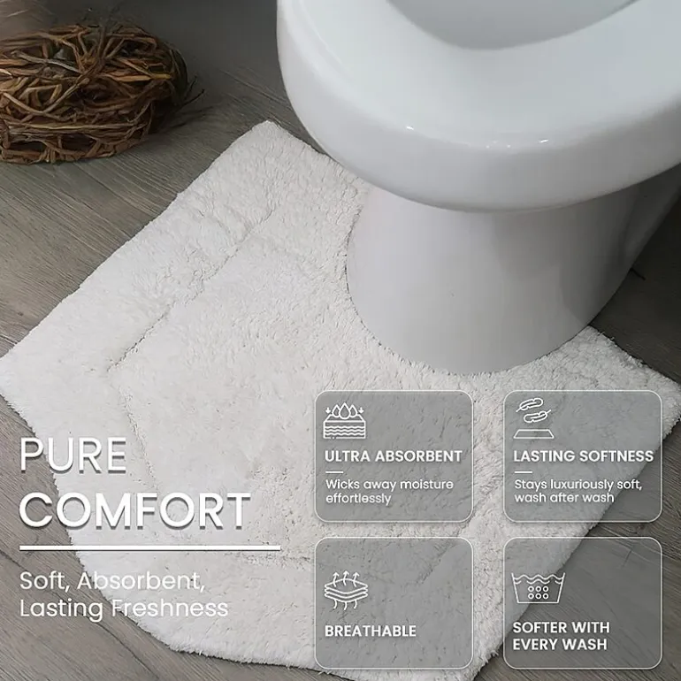 Home Weavers Inc Waterford Quick Dry 20X20 Inch Bath Rug