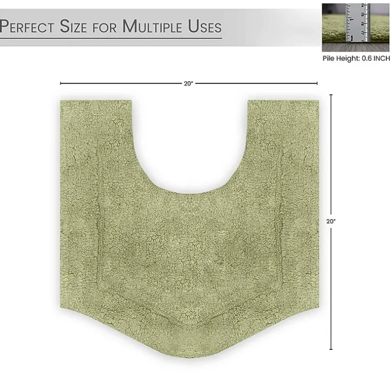 Home Weavers Inc Waterford Quick Dry 20X20 Inch Bath Rug