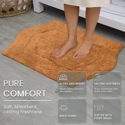 Home Weavers Inc Waterford Quick Dry 17X24 Inch Bath Rug