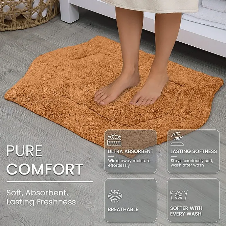 Home Weavers Inc Waterford Quick Dry 17X24 Inch Bath Rug