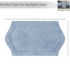 Home Weavers Inc Waterford Quick Dry 17X24 Inch Bath Rug