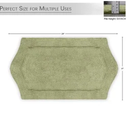 Home Weavers Inc Waterford Quick Dry 17X24 Inch Bath Rug