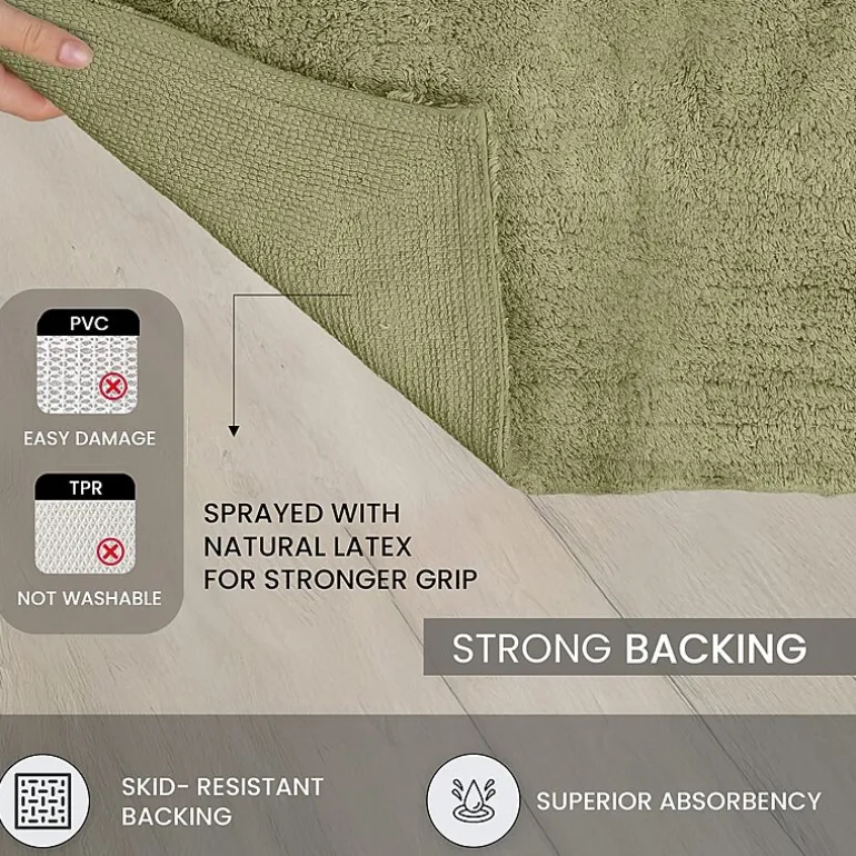 Home Weavers Inc Waterford Quick Dry 17X24 Inch Bath Rug