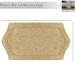 Home Weavers Inc Waterford Quick Dry 17X24 Inch Bath Rug
