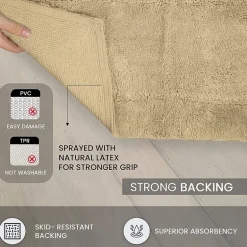 Home Weavers Inc Waterford Quick Dry 17X24 Inch Bath Rug