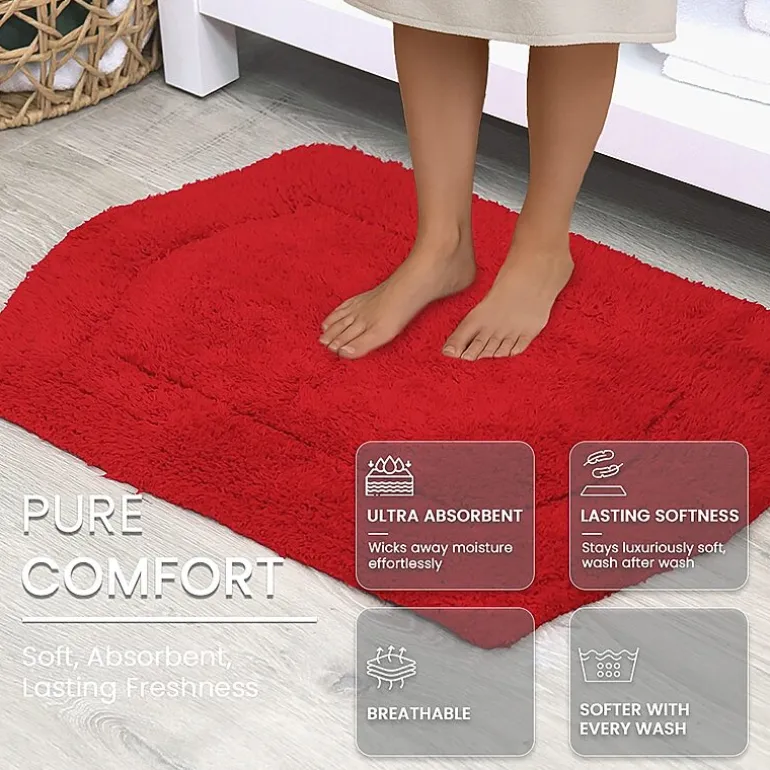 Home Weavers Inc Waterford Quick Dry 17X24 Inch Bath Rug