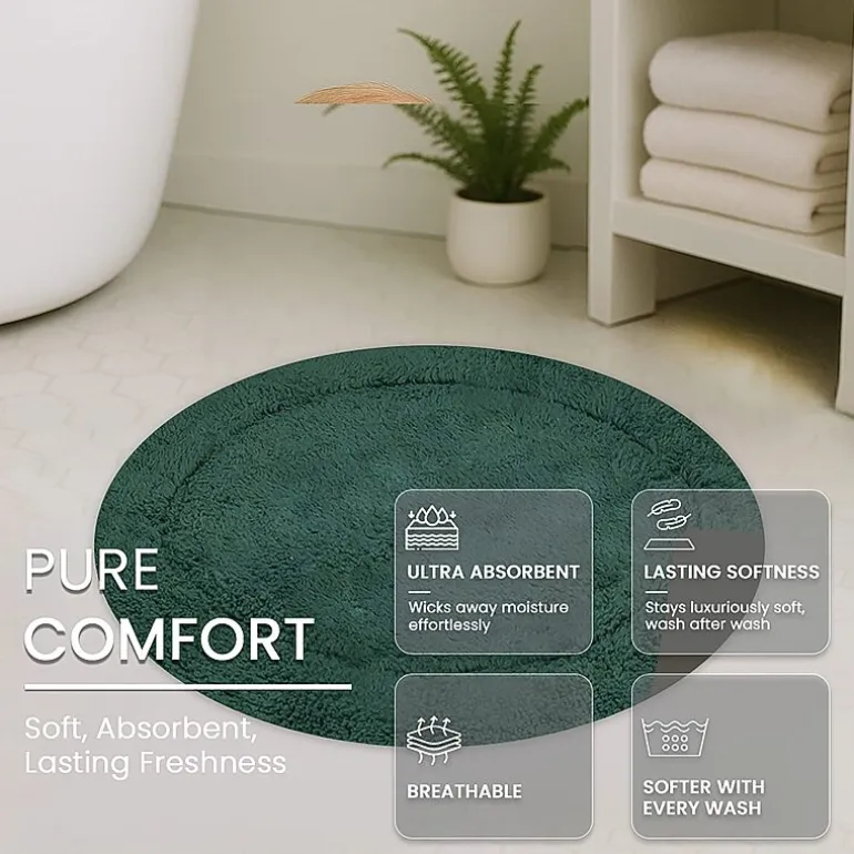 Home Weavers Inc Waterford Quick Dry Bath Rug