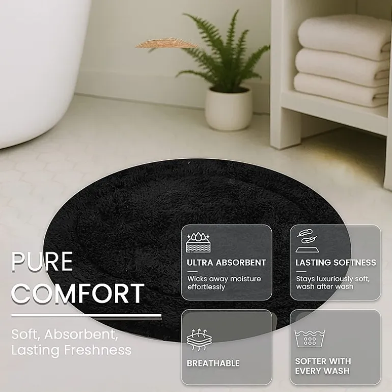 Home Weavers Inc Waterford Quick Dry Bath Rug