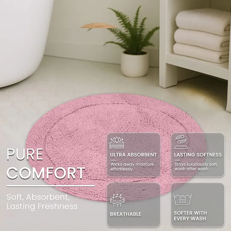 Home Weavers Inc Waterford Quick Dry Bath Rug