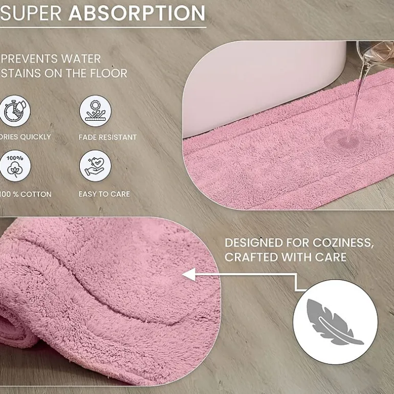 Home Weavers Inc Waterford Quick Dry Bath Rug