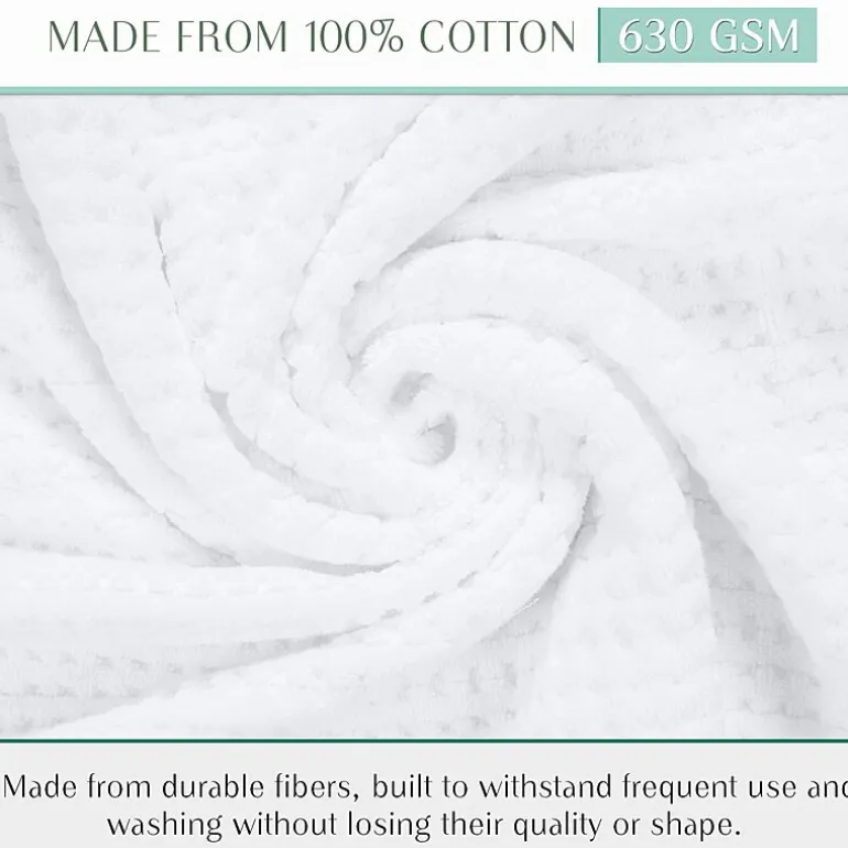 Home Weavers Inc Willow Collection 100% Cotton Zero Twist 12-pc. Quick Dry Washcloth