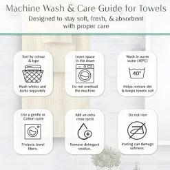 Home Weavers Inc Willow Collection 100% Cotton Zero Twist 12-pc. Quick Dry Washcloth