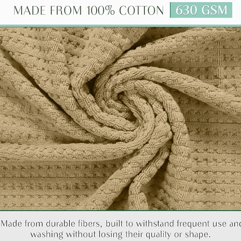 Home Weavers Inc Willow Collection 100% Cotton Zero Twist 12-pc. Quick Dry Washcloth