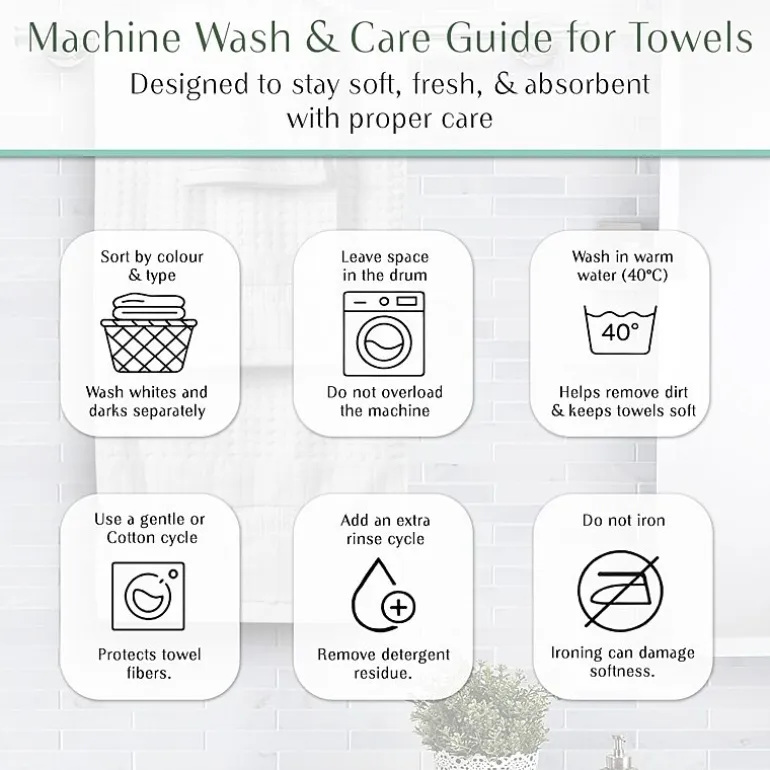 Home Weavers Inc Willow Collection 100% Cotton Zero Twist 12-pc. Quick Dry Washcloth