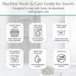 Home Weavers Inc Willow Collection 100% Cotton Zero Twist 12-pc. Quick Dry Washcloth